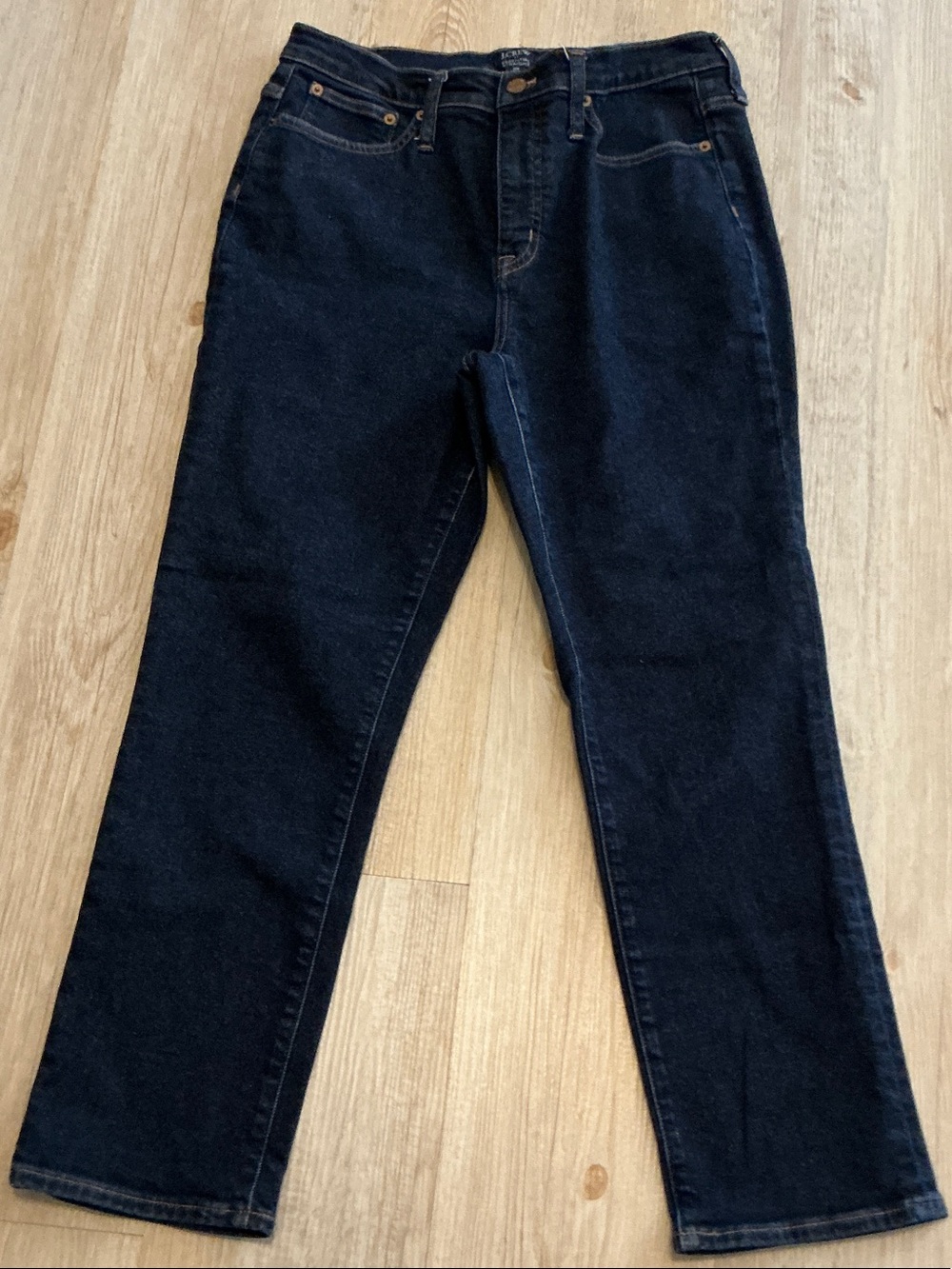 J. Crew Men's Dark Indigo Straight Jeans